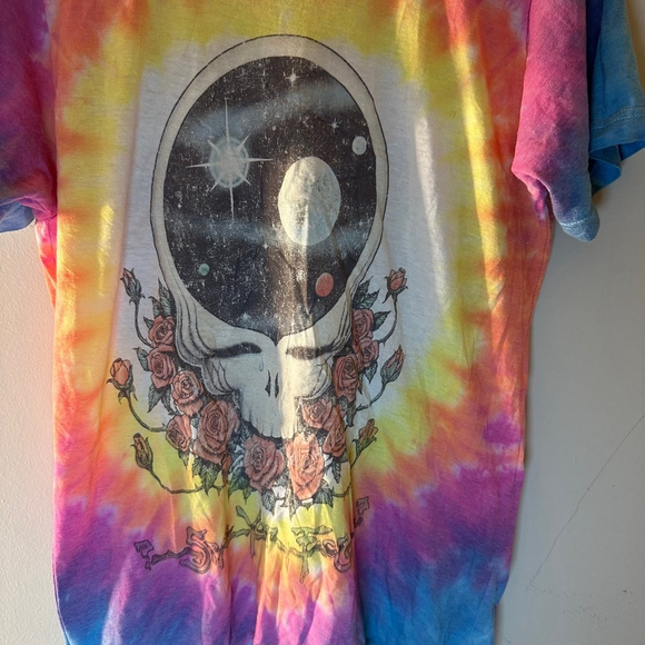 Men's Grateful Dead Liquid Blue Vintage T-shirt Size S Multi-color - Picture 2 of 5
